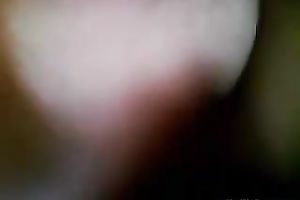 Playing with my Indian babe's large milk sacks and glazing 'em with cum