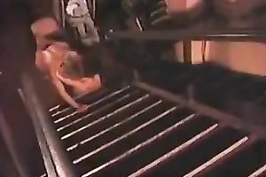 Brunette in her hot taut and short costume got her twat banged