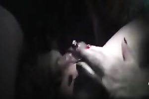 Blond haired torrid bitchie nympho gave oral-service and titfuck
