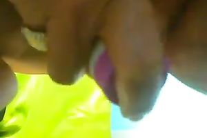 Zealous dilettante Colombian web webcam wench was doing some anal