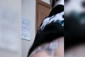 Sexy and nasty slim Married slut stripteases on cam