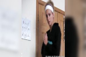 Sexy and nasty slim Married slut stripteases on cam