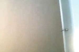 Lewd dilettante Latina nympho stripped me her oiled large bubble arse