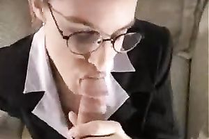 Sexciting role play ended up with messy facial for my white bitch