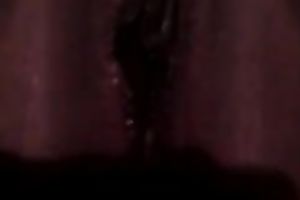 Hussy jade with appetizing whoppers rubbing her twat with fingers