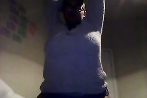 Thick dark hottie showing large boobs and wazoo in dilettante episode