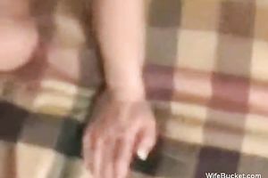 Sweet white gals exploit one white man for FFM trio