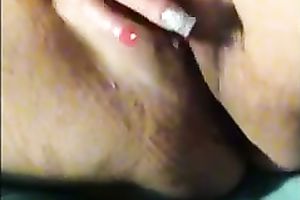 Punk granny with cool tattoos exposes her goodies on livecam