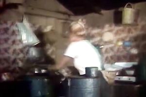 Awesome woman with tremendous body receives pushed on the beach