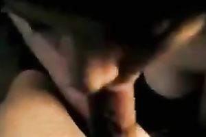 Extremely voracious for cum black haired wife of my buddy gives him head