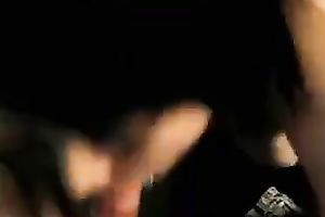 Extremely voracious for cum black haired wife of my buddy gives him head