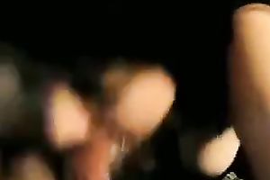 Extremely voracious for cum black haired wife of my buddy gives him head