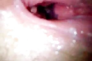 Hot close up clip of my shlong permeating my girl's juicy slit