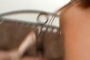 Beautiful suntanned mother I'd like to fuck diddles her cooch previous to engulfing chubby pecker