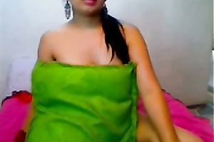 Amateur all natural cute white bitch was shy during the time that flashing her wobblers to me