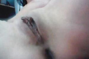 Kinky and beautiful non-professional Asian sweetheart tried to set in large toy in her dark hole