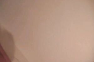 Bosomy dilettante raven haired girlie gives BJ and receives muff licked