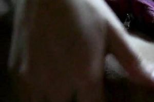 German teeny coed chick pokes her taut bald fur pie with sex toy