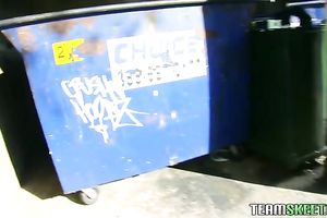 Slutty playgirl acquires her taut and juicy muff team-fucked hard by her ally