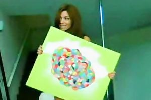 Hot hazel haired cam angel demonstrates herself naked again