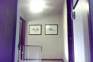 Trying her fresh hot and taut underware on camera