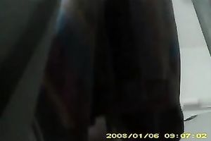 Spy livecam vid of all natural nineteen yo sweetie flashing her fine rounded bum
