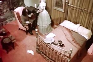 Busty whorish blondie acquires wonderful muff diving provided by her lengthy haired perverted BF