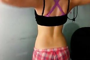 I know how to keep my body in shape and I am damn proud of my flat abdomen