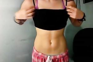 I know how to keep my body in shape and I am damn proud of my flat abdomen