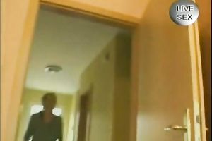 Worn blond slim bitch shows her flat raunchy body