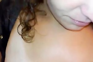 Filthy dilettante hotwife engulfing big schlong balls unfathomable in bawdy POV movie