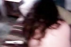 Busty chunky non-professional cougar dirty slut wife well done after sex games in daybed