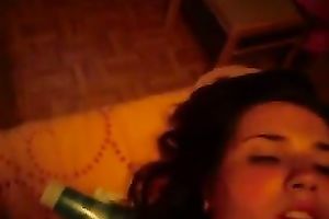 Chubby super lewd and emotional big beautiful woman receives her twat tenderly teased