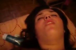 Chubby super lewd and emotional big beautiful woman receives her twat tenderly teased