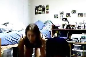 If anyone likes slender college hotties getting horny u will like this