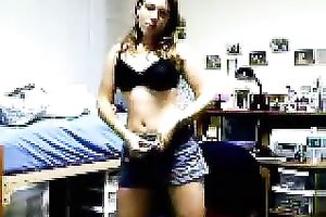 If anyone likes slender college hotties getting horny u will like this