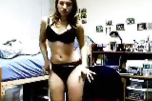 If anyone likes slender college hotties getting horny u will like this