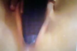 Check out the marvelous soaked and hairless bawdy cleft of my black cock sluts