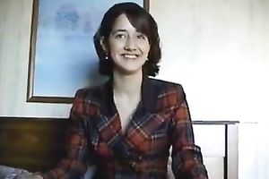 Ardent short haired likewise pale dark brown Married slut got hammered from behind