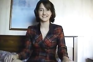 Ardent short haired likewise pale dark brown Married slut got hammered from behind