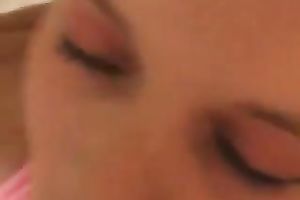 Juggy skank with dyed hair sucks my shlong after vehement sex