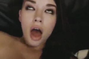 Watching this fascinating hoe suck her fake penis is the sexiest thing ever for sure