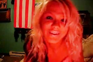 Skanky and sexually excited blond black cock sluts in pink underware on web camera