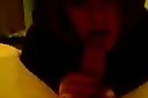 Canadian honey engulfing my penis balls unfathomable in POV dilettante episode