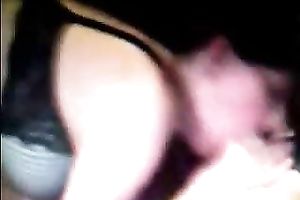 My older brunette hair girl shows her constricted slit and blows dick