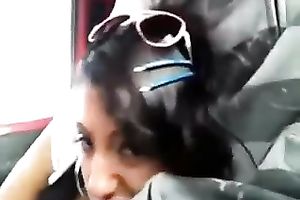 Dark haired eye catching pleasant juvenile cheating wife was blowing my friend's pecker