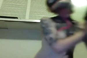 I masturbate with a fake penis after putting on my Halloween make up