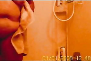 My disgusting bulky white wife shaves her loose snatch in the shower
