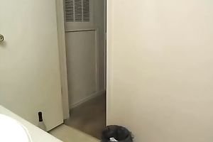 Dark skin breasty legal age teenager chick exposes her body exposed in the bath