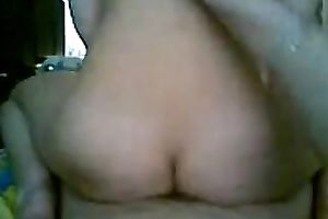 Big pale skin ass rode on my rod in reverse cowgirl pose